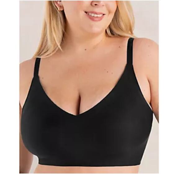 Brand New Shapermint Essentials Women's Size 4XL Black Smoothing Comfort Bra - Picture 1 of 11